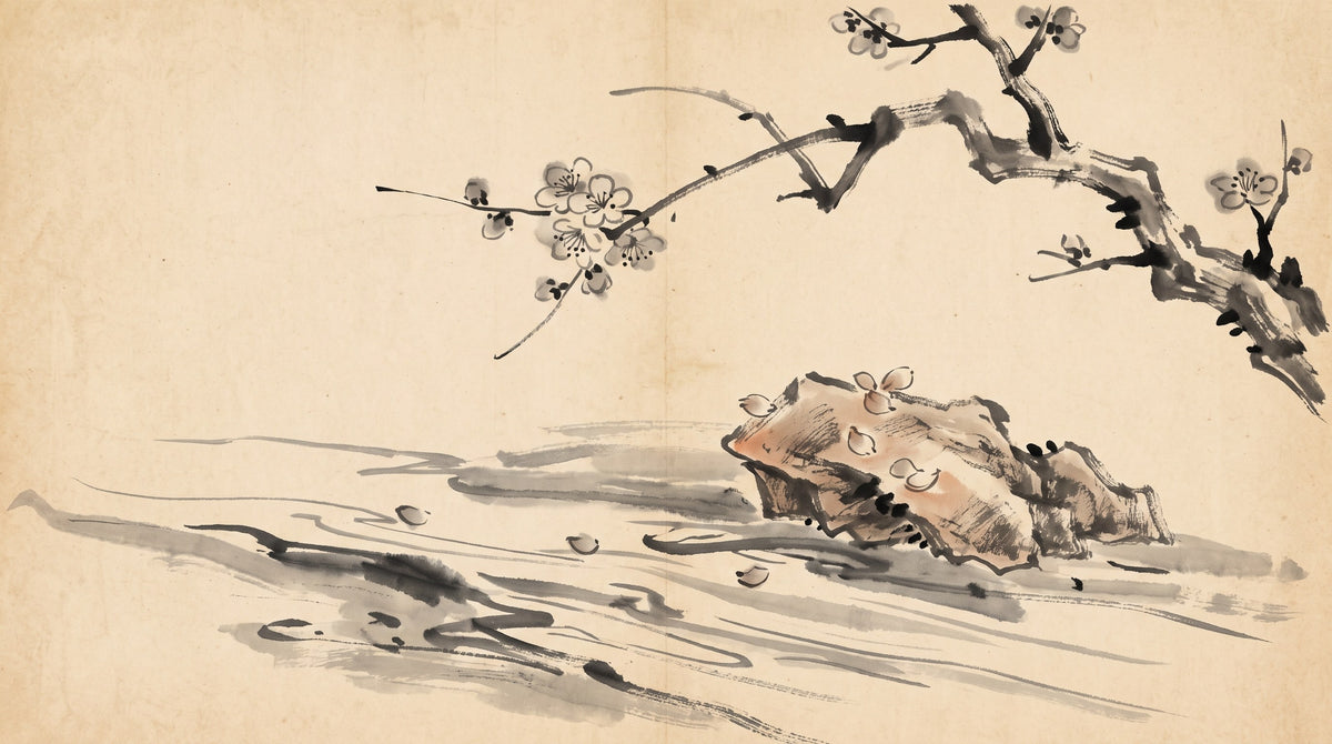 Indirect Wealth — ink-wash illustration
