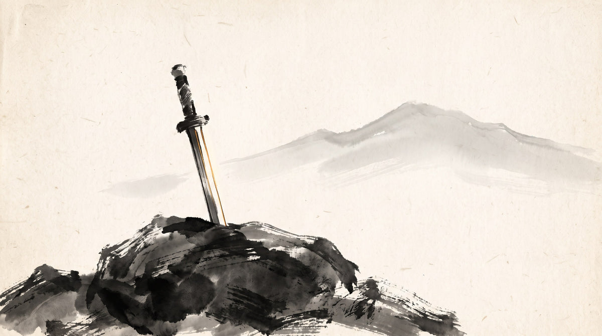 Yang Ren Blade Star — ink-wash illustration