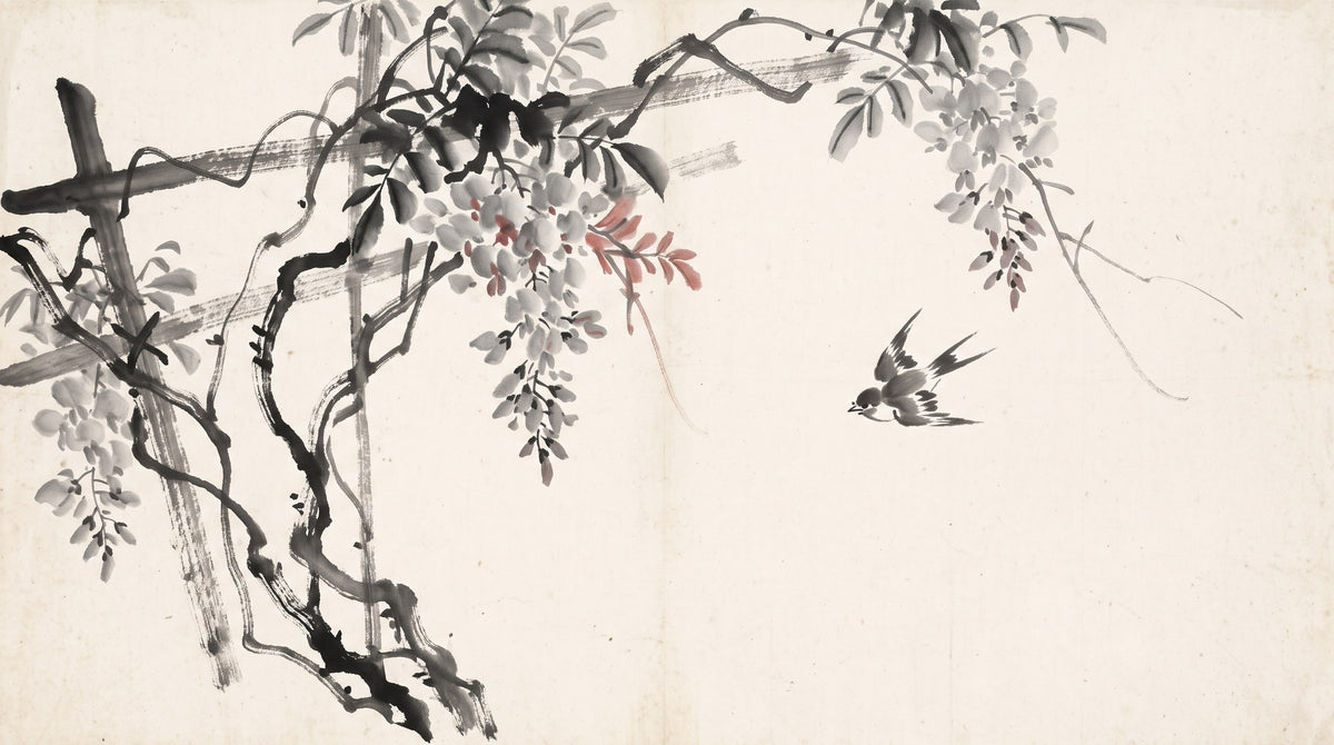 Yi Wood Day Master — ink-wash illustration