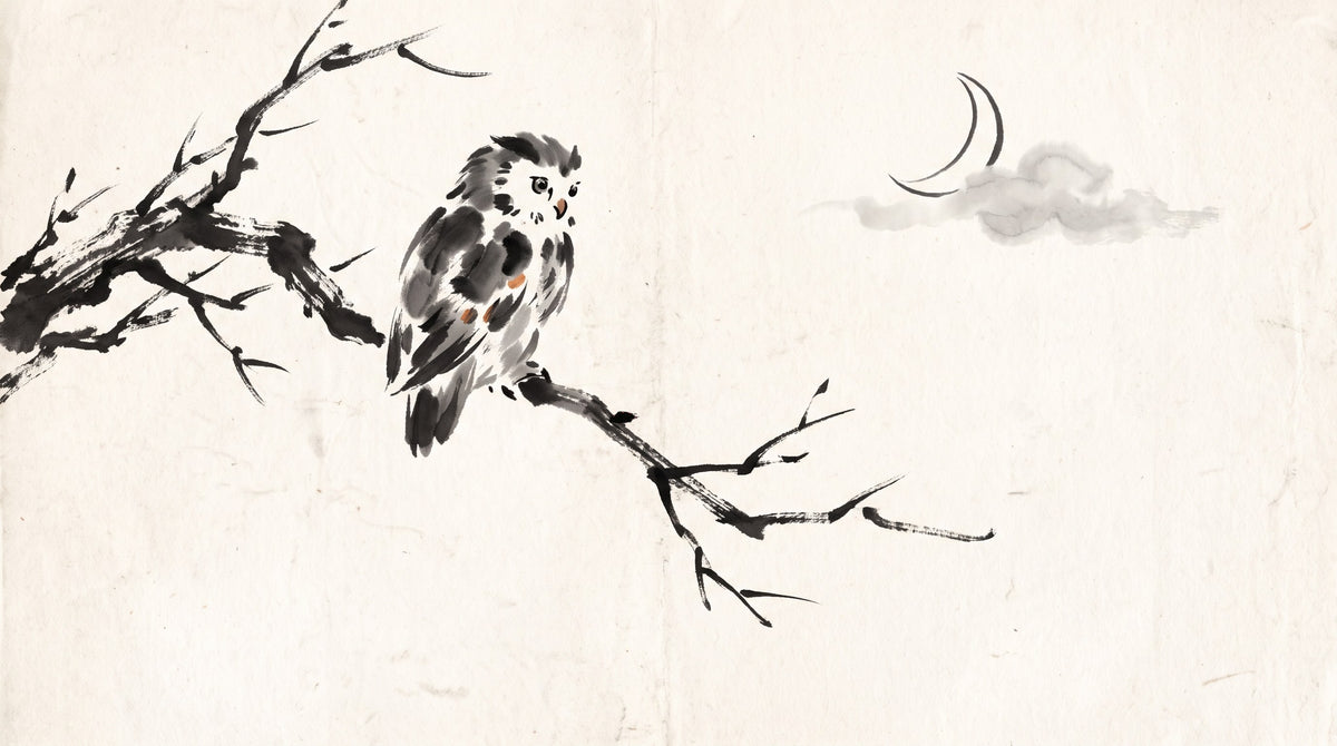 Indirect Resource — ink-wash illustration